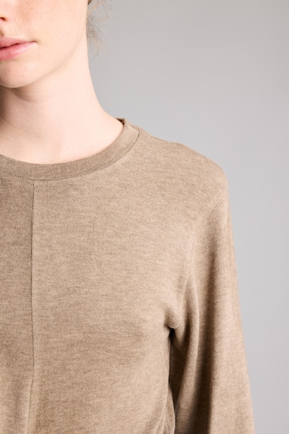 Relaxed Fit Büzgü Detaylı Basic Tişört