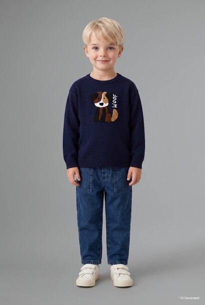 Baby Boy Regular Fit Pullover