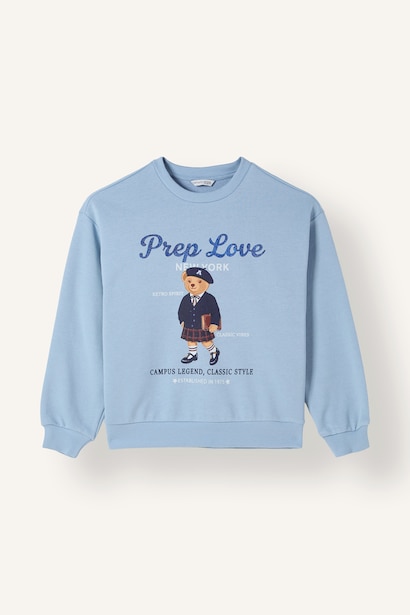 Relax Fit Crew Neck Sweatshirt