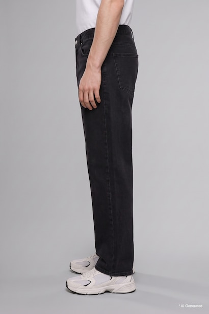 Super Baggy Fit High Waist Wide Leg Jeans