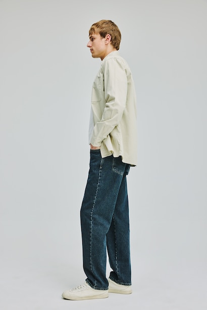 Straight Fit Uzun Boy Jean Pantolon