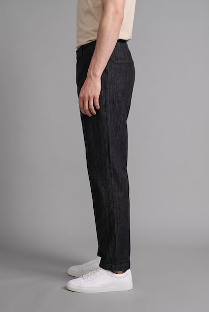 %100 Pamuk Beli Lastikli Baggy Fit Jean