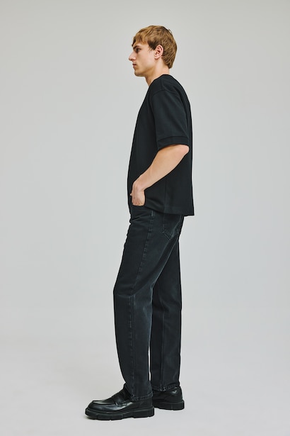 %100 Pamuk Straight Fit Uzun Boy Jean Pantolon