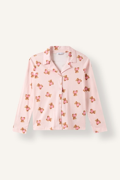Ayıcık Desenli 2'li Pijama Takım