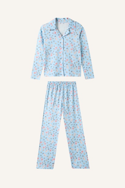 2 piece Regular Fit Knitted Pyjamas