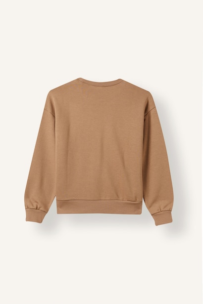 Relax Fıt Baskılı Sweatshirt Kız Çocuk
