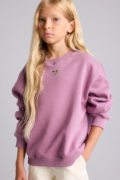 Relax Fit Crew Neck Sweatshirt