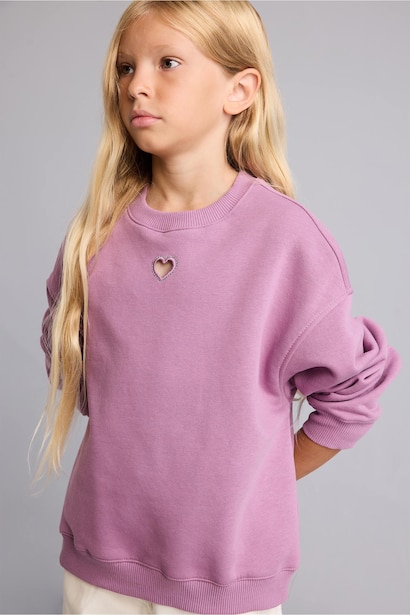 Relax Fit Crew Neck Sweatshirt