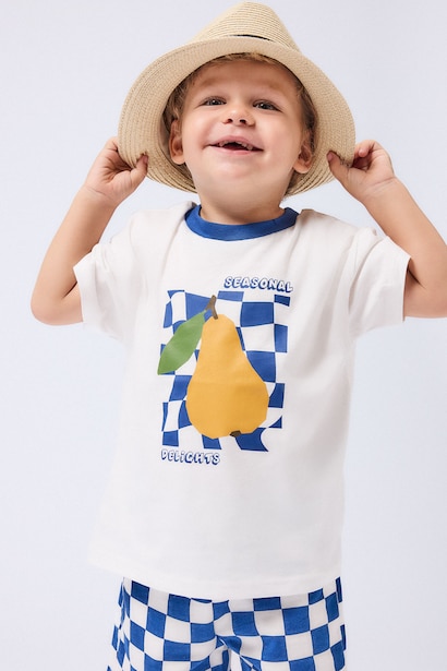 Regular Fit Slogan Short Sleeve T-Shirt