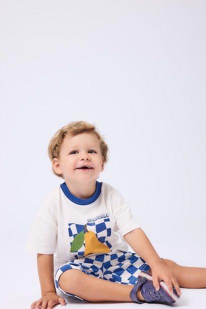 Regular Fit Slogan Short Sleeve T-Shirt