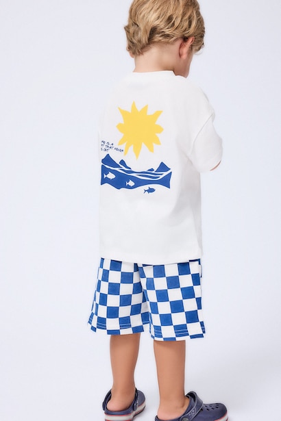 Regular Fit Slogan Short Sleeve T-Shirt