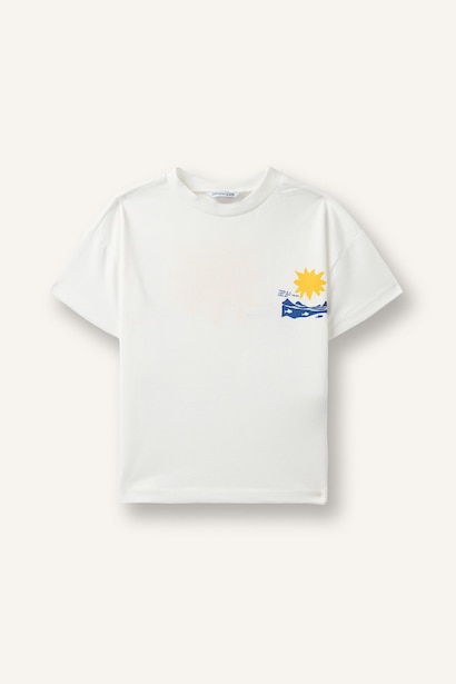 Regular Fit Slogan Short Sleeve T-Shirt