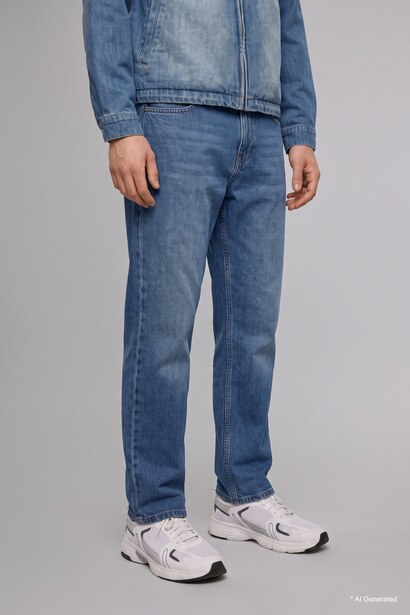 Straight Fit Trousers