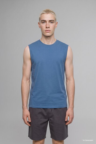 Boxy Fit Bisiklet Yaka Basic Atlet