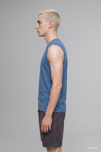 Boxy Fit Bisiklet Yaka Basic Atlet