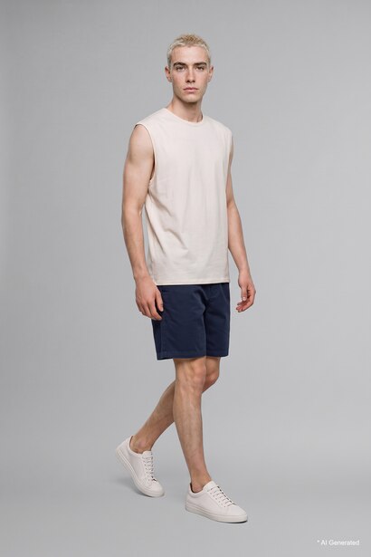 Boxy Fit Bisiklet Yaka Basic Atlet