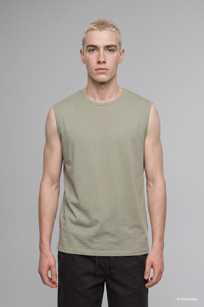Boxy Fit Bisiklet Yaka Basic Atlet