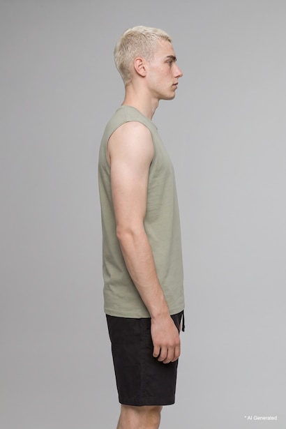Boxy Fit Bisiklet Yaka Basic Atlet