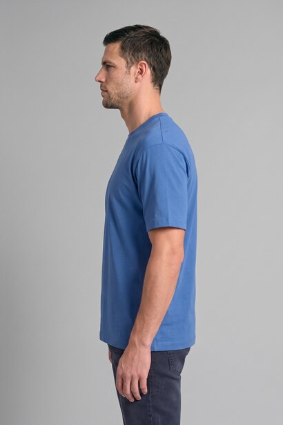 %100 Pamuk Regular Fit Bisiklet Yaka Baskılı Tişört