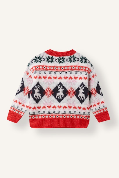 Baby Girl Regular Fit Crew Neck Pullover