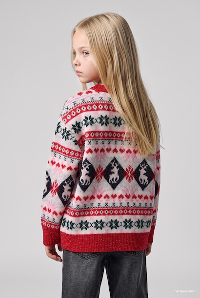 Baby Girl Regular Fit Crew Neck Pullover
