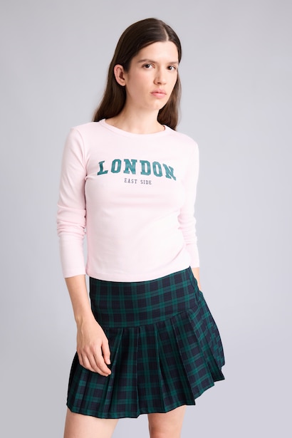 Slim Fit Ribana Long Sleeve T-Shirt
