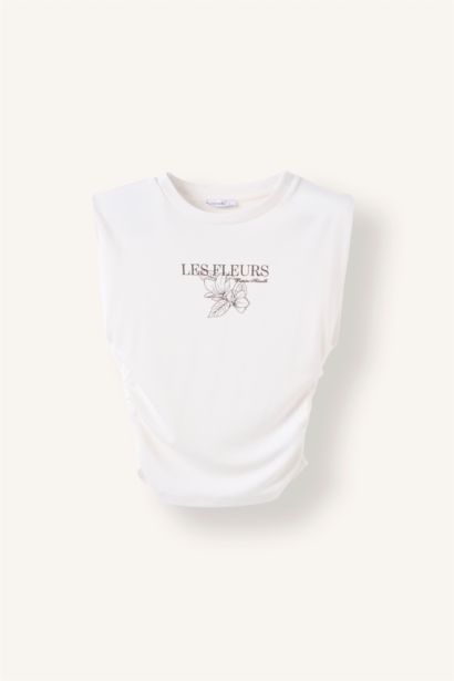 Slim Fit Ribana Crew Neck Tank Top