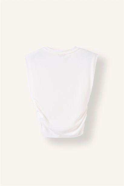 Slim Fit Ribana Crew Neck Tank Top