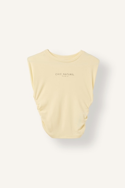 Slim Fit Ribana Crew Neck Tank Top