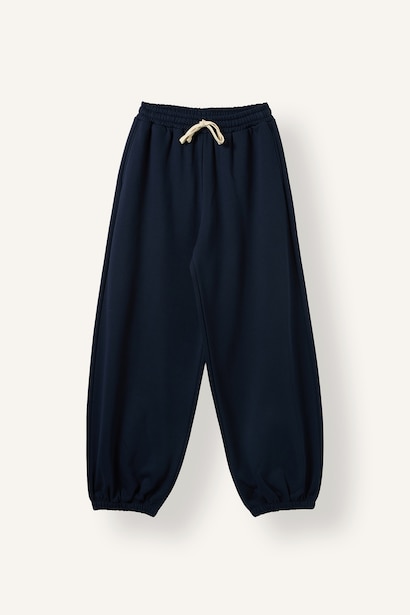 Loose Fit Beli Bağcıklı Eşofman Altı