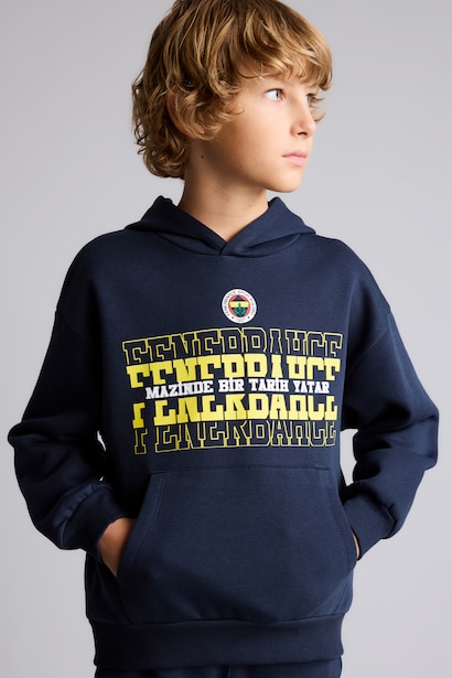 Fenerbahçe Baskılı Sweatshirt Erkek Çocuk