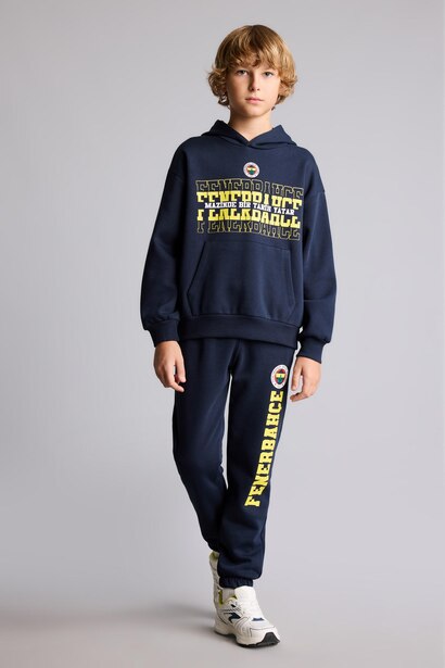 Fenerbahçe Baskılı Sweatshirt Erkek Çocuk