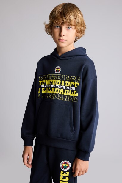 Fenerbahçe Baskılı Sweatshirt Erkek Çocuk