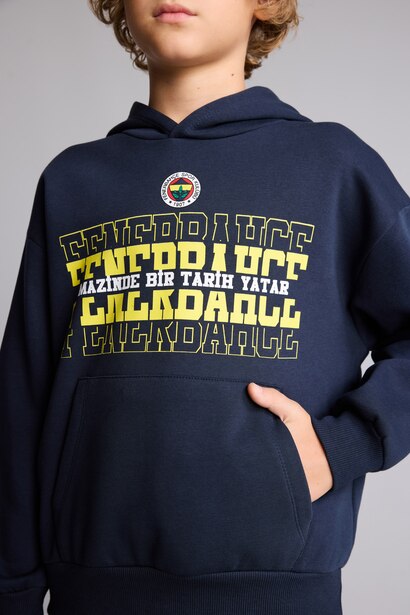 Fenerbahçe Baskılı Sweatshirt Erkek Çocuk