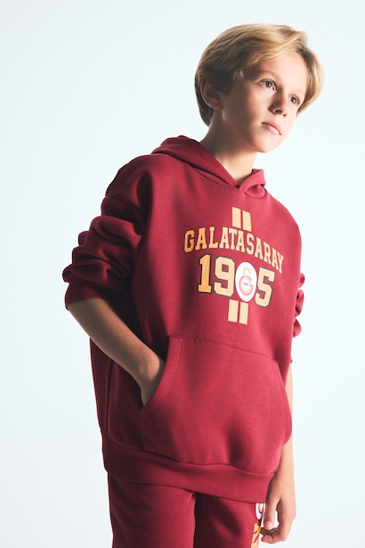 Galatasaray Kapüşonlu Sweatshirt Erkek Çocuk