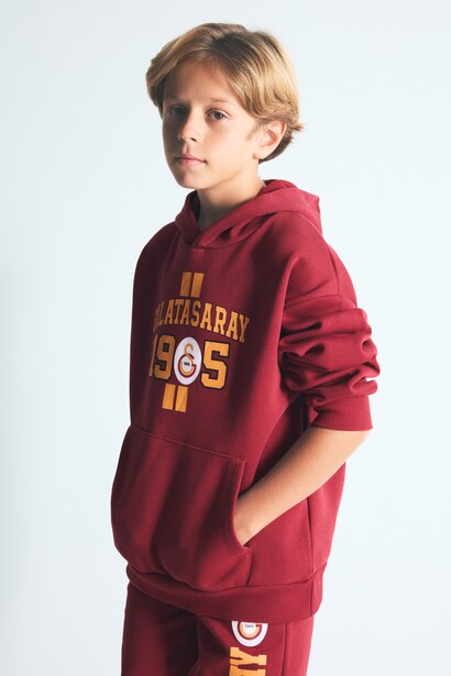 Galatasaray Kapüşonlu Sweatshirt Erkek Çocuk
