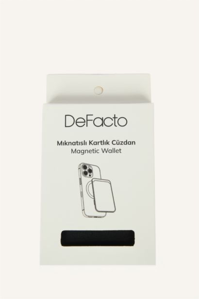 Magsafe Unisex Suni Deri Kartlık