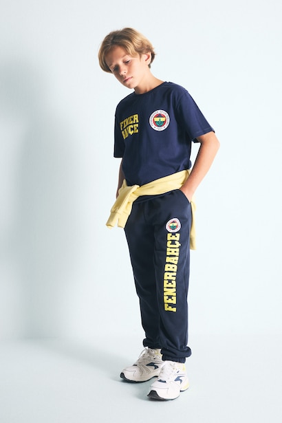 Fenerbahçe Baskılı Eşofman Altı Erkek Çocuk