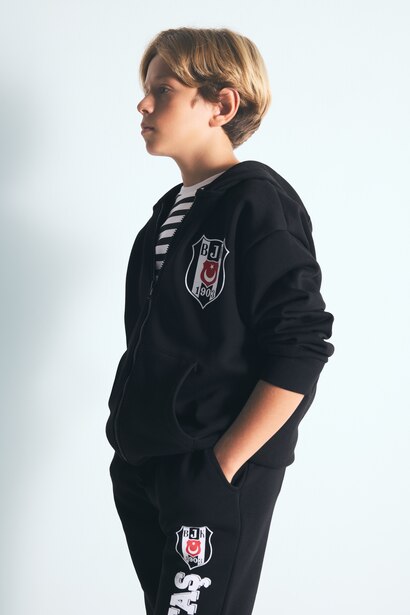 Regular Fit Hooded Cardigan