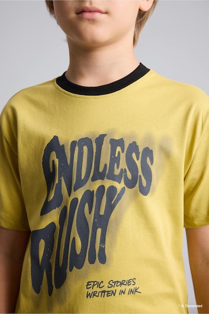 Printed Short Sleeve T-Shirt