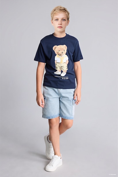 Boy Printed Short Sleeve T-Shirt