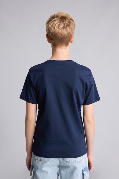 Overshirt Fit Ayıcık Baskılı Tişört Çocuk