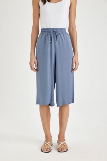 Capri Pantacourt à Taille Haute en  Belmando