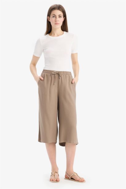 High Waist Crop Fit Belmando Capri