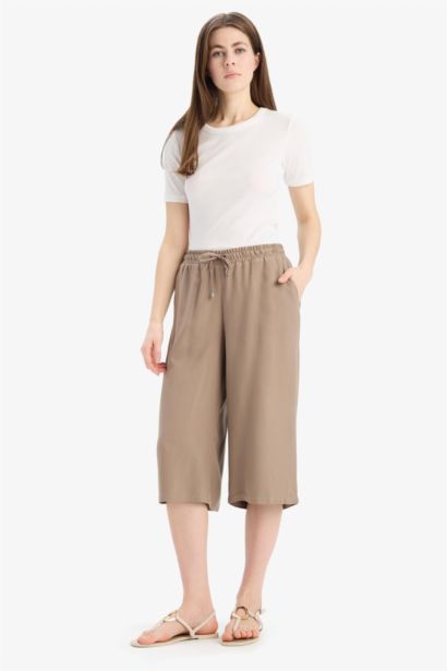 High Waist Crop Fit Belmando Capri