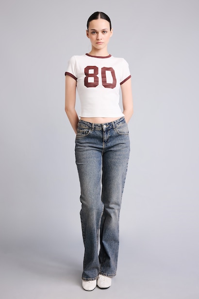 Slim Fit Ribana Short Sleeve T-Shirt