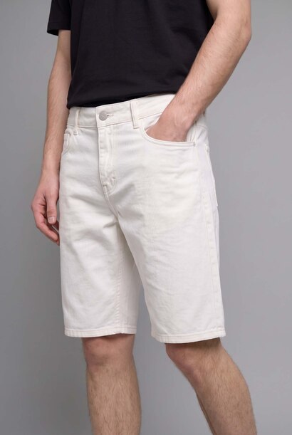 Regular Fit Denim Shorts