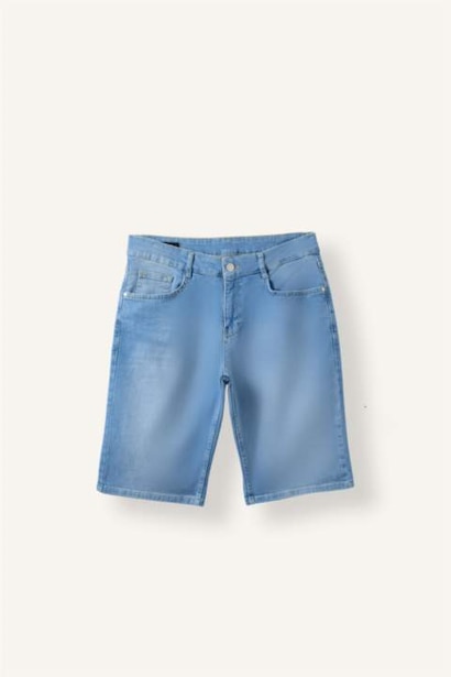 Regular Fit Jean Bermuda