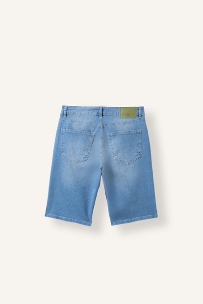 Regular Fit Jean Bermuda