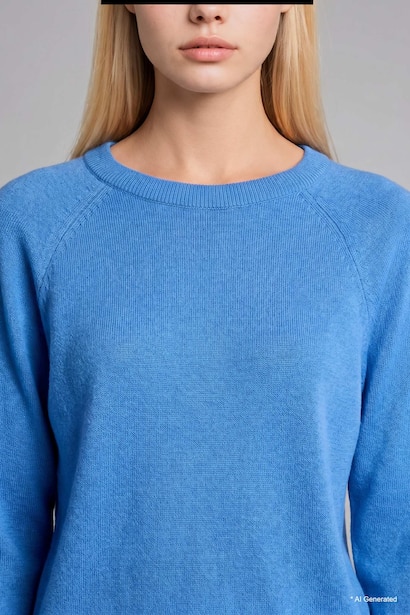 Ultra Yumuşak Relaxed Fit Basıc Kazak